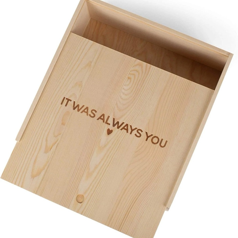 Wooden Keepsake Box with Engraving